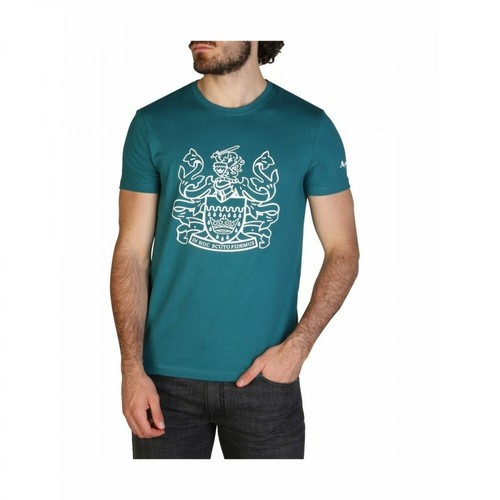 Aquascutum, T-shirt Zielony, male, 259.66PLN