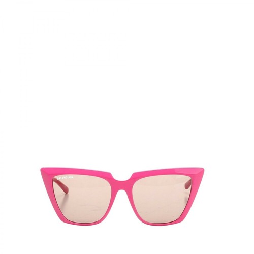 Balenciaga, Sunglasses With Logo Różowy, female, 1374.00PLN