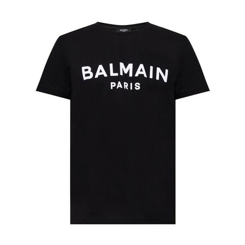 Balmain, Logo-Printed T-Shirt Czarny, male, 1197.00PLN