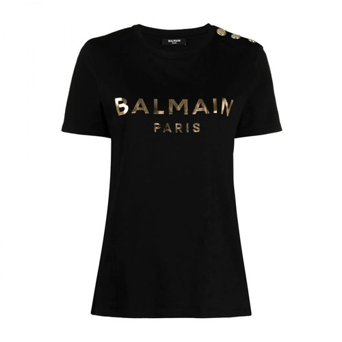 Balmain, T-shirt Czarny, female, 1596.00PLN