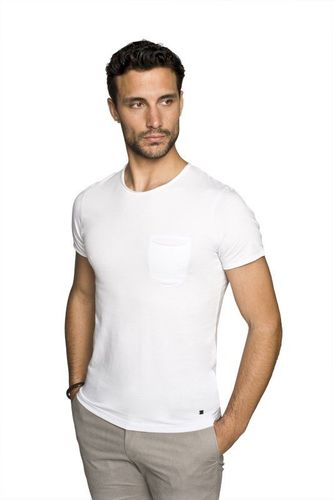 Biały bawełniany t-shirt Recman Avola 29.99PLN