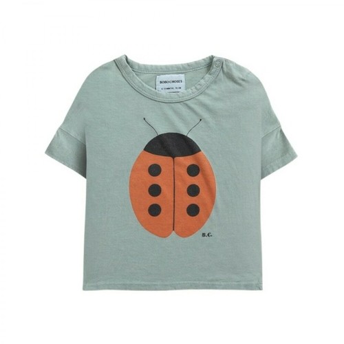 Bobo Choses, T-shirt Mc Ladybug Bebe Niebieski, female, 154.78PLN