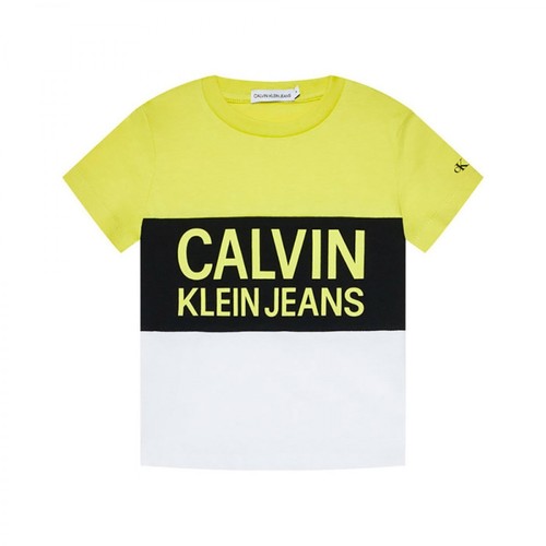 Calvin Klein, T-shirt Biały, male, 125.00PLN