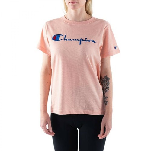 Champion, T-Shirt Różowy, female, 194.35PLN