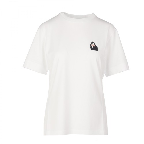 Chloé, T-shirt z naszytym logo Biały, female, 1127.00PLN