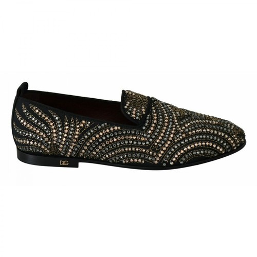 Dolce & Gabbana, Loafers Czarny, male, 7002.98PLN