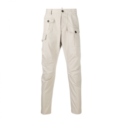 Dsquared2, Cargo pants Beżowy, male, 2229.00PLN