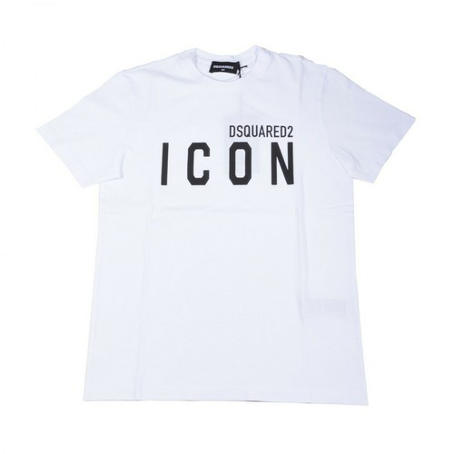 Dsquared2, Icon T-Shirt Biały, unisex, 251.00PLN