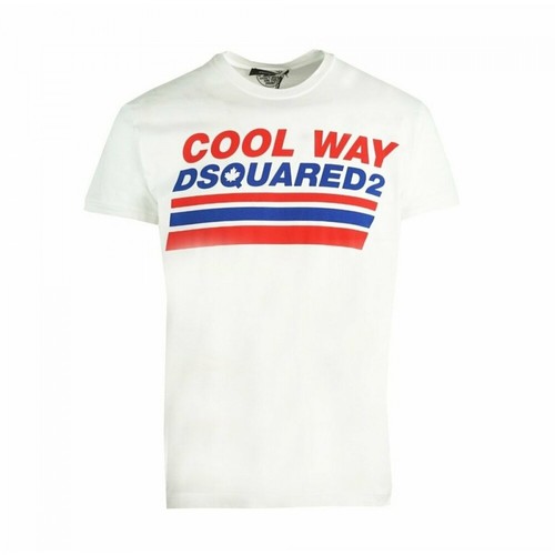 Dsquared2, Korte Mouw T-shirt Biały, male, 707.00PLN