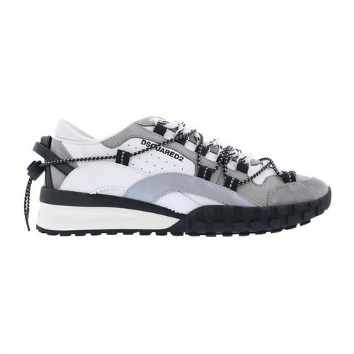 Dsquared2, Lace-Up Low Top Sneakers Szary, female, 1024.68PLN