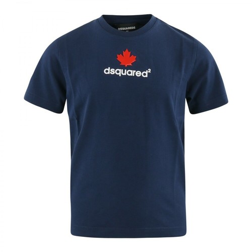 Dsquared2, T-Shirt Niebieski, male, 402.00PLN