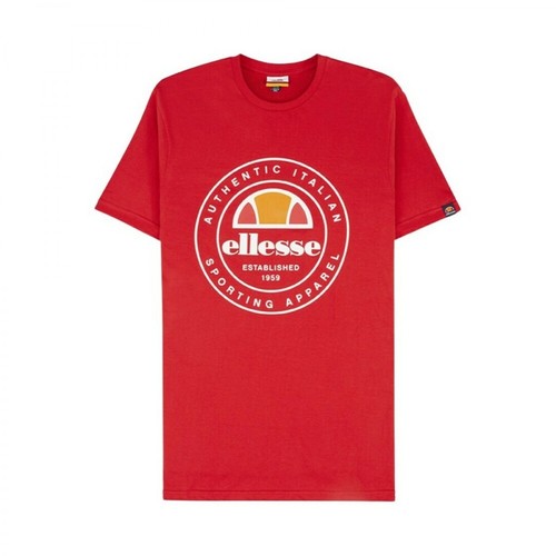 Ellesse, T-shirt Czerwony, male, 184.00PLN