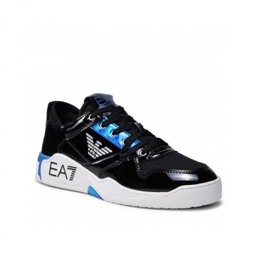 Emporio Armani EA7, Sneakers Czarny, male, 958.00PLN