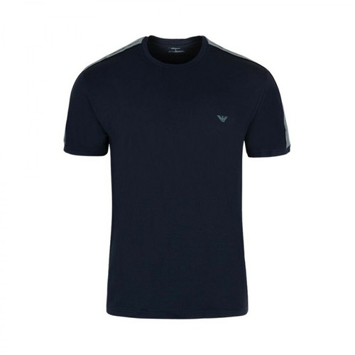 Emporio Armani, T-shirt Niebieski, male, 239.00PLN