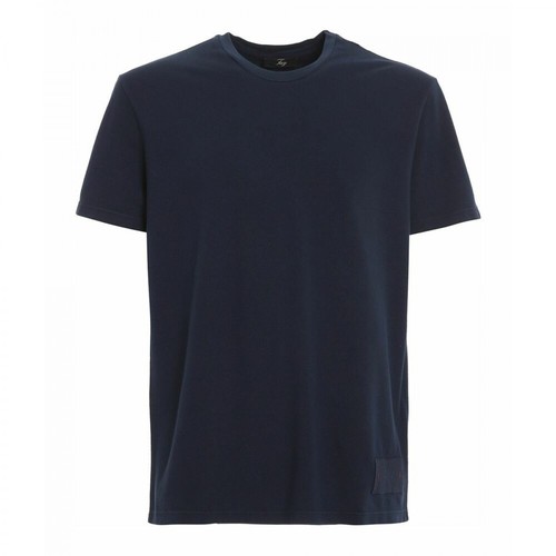 Fay, T-shirt Niebieski, male, 580.00PLN