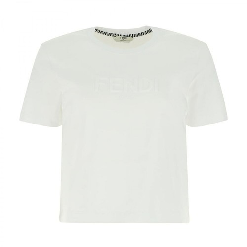 Fendi, T-Shirt Biały, female, 2258.00PLN