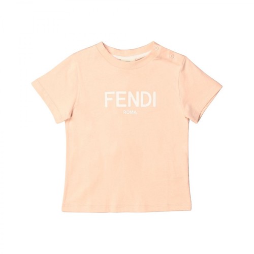 Fendi, T-Shirt Bui019-Aexl-F16Wg Różowy, female, 670.05PLN