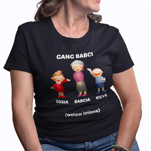 Gang babci - damska koszulka z nadrukiem 69.00PLN