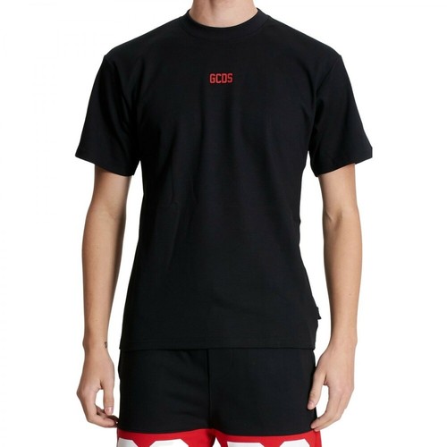 Gcds, Cotton t-shirt Czarny, male, 862.00PLN