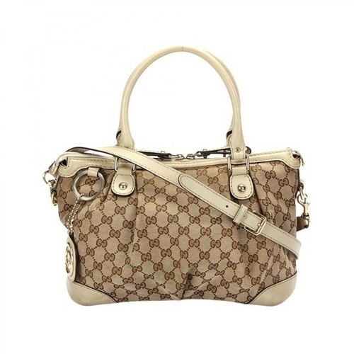 Gucci Vintage, Pre-owned Bag 247902 Beżowy, female, 3224.00PLN