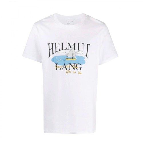 Helmut Lang, T-shirt Biały, male, 657.00PLN