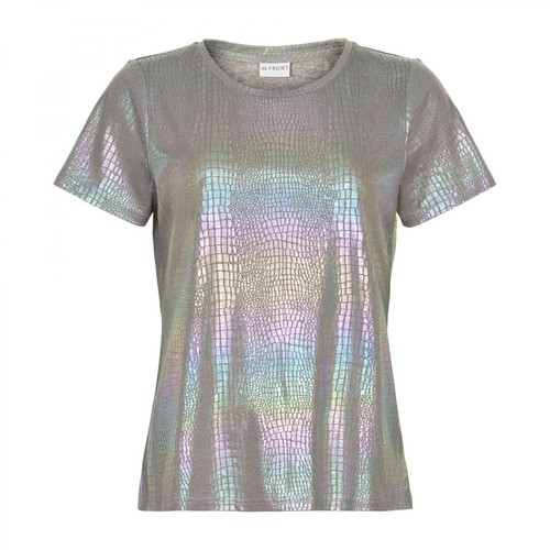 IN Front, Lucie T-shirt 14150 Szary, female, 164.70PLN