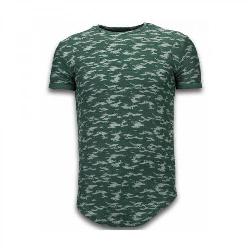 Justing, Camouflage T-shirt Zielony, male, 272.29PLN