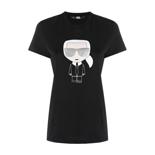 Karl Lagerfeld, T-Shirt Czarny, female, 205.00PLN