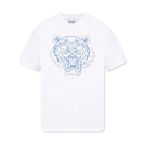 Kenzo, Logo T-shirt Biały, male, 684.00PLN