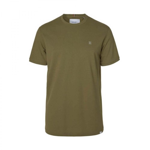Les Deux, Logo Detail T-Shirt Zielony, male, 321.00PLN