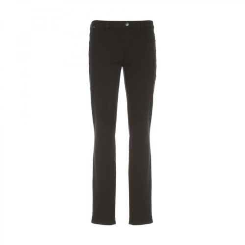Love Moschino, Legginsy Elastic Jeans Czarny, female, 689.00PLN