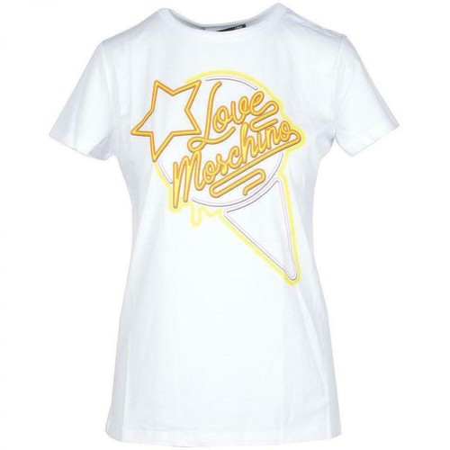 Love Moschino, T-shirt Biały, female, 406.00PLN