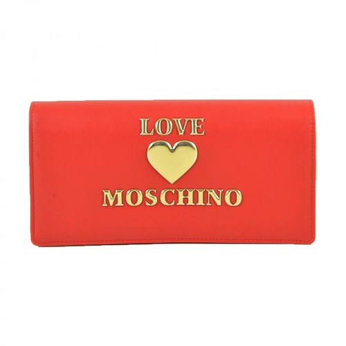Love Moschino, Wallet Czerwony, female, 556.00PLN