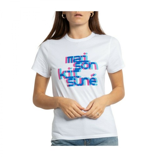 Maison Kitsuné, T-shirt Biały, female, 324.00PLN