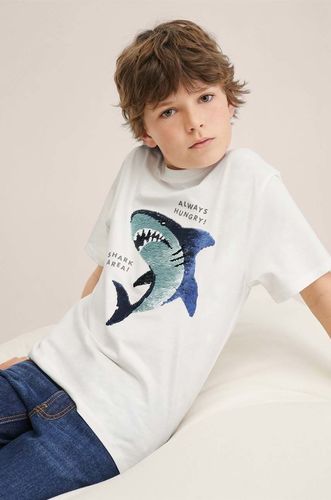 Mango Kids t-shirt bawełniany dziecięcy Lente 45.99PLN