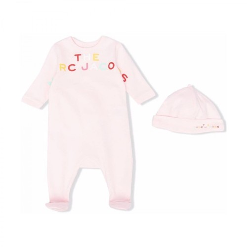 Marc Jacobs, logo-print cotton pajama set Różowy, female, 388.00PLN