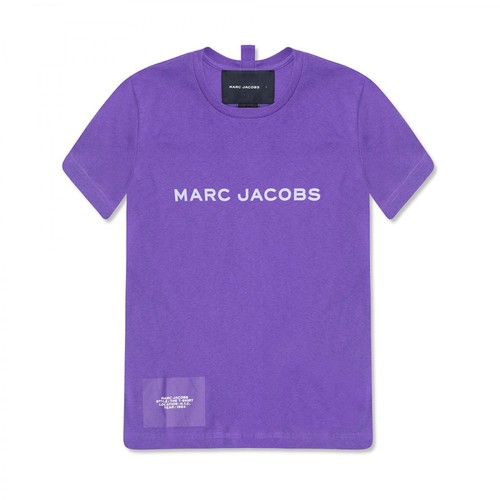 Marc Jacobs, Logo T-shirt Fioletowy, female, 440.00PLN