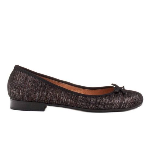Marco Shoes Baleriny damskie Marco z wysokiej jakości zamszu naturalnego czarne 249.00PLN