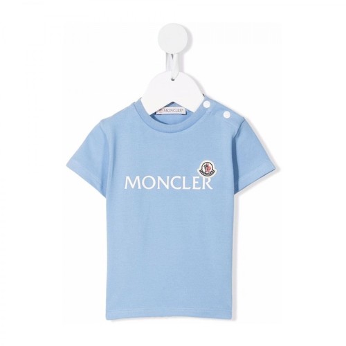 Moncler, Kids T-shirt Niebieski, female, 348.00PLN