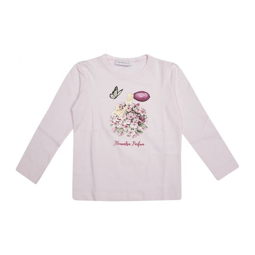 Monnalisa, T-shirt Różowy, female, 187.00PLN