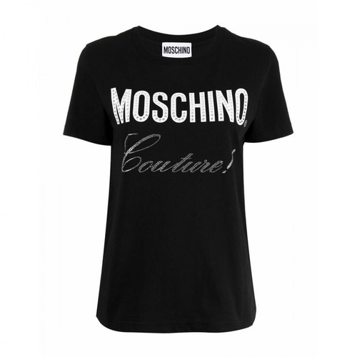 Moschino, A070655403555 T-Shirt Czarny, female, 908.00PLN