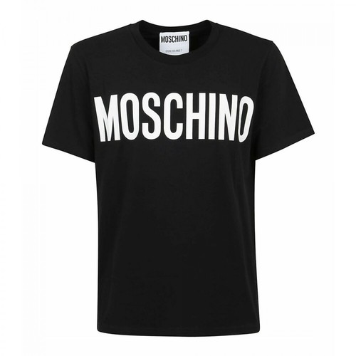 Moschino, A072970391555 T-Shirt Czarny, male, 556.00PLN