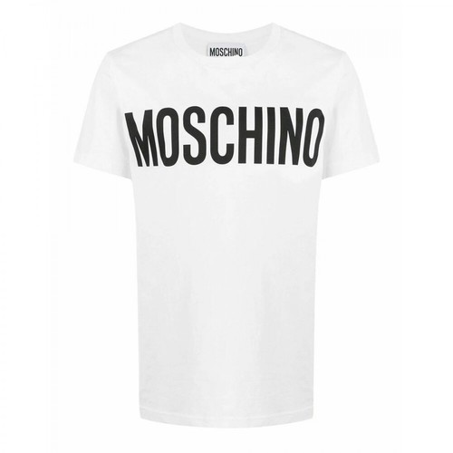 Moschino, Classic T-shirt Biały, male, 602.00PLN