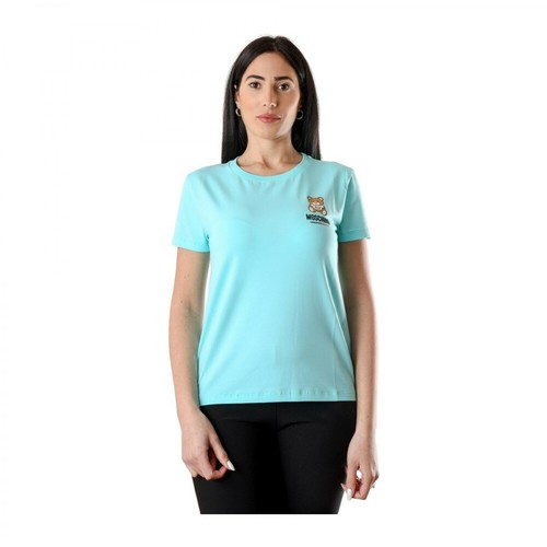 Moschino, T-Shirt Niebieski, female, 288.00PLN