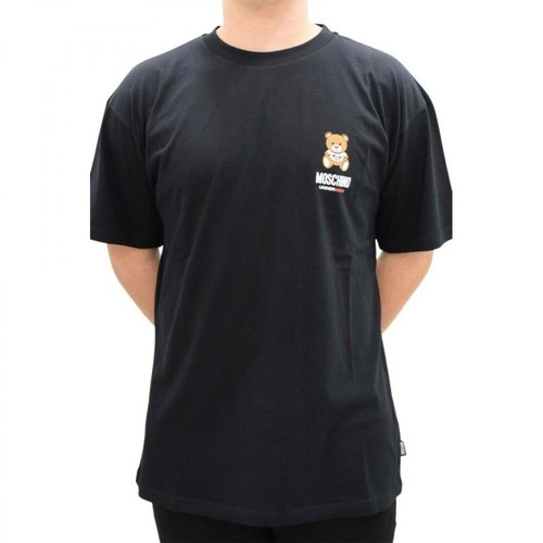 Moschino, T-Shirt Orsetto A1923 Czarny, male, 412.65PLN