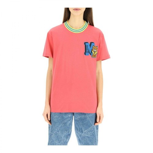 Moschino, Teddy bear t-shirt Różowy, female, 1049.00PLN