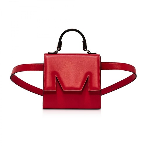 Msgm, belt bag Czerwony, female, 1208.00PLN