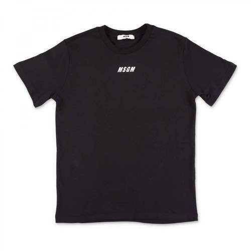 Msgm, T-shirt Czarny, male, 320.00PLN