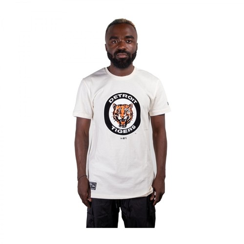 New Era, Cooperstown T-shirt Detroit Tigers Biały, male, 113.00PLN