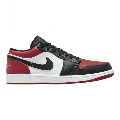 Nike, Air Jordan 1 Low Bred Toe Sneakers Czerwony, male, 1477.00PLN